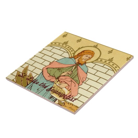 Luke de Evangelist (RLS 08) Tegeltje (Zijkant)