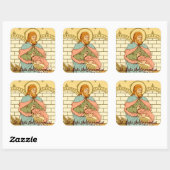 Luke de Evangelist (RLS 08) Vierkante Sticker (Vel)