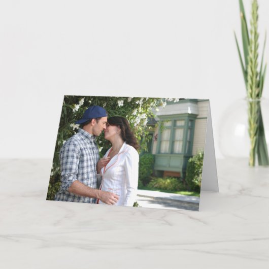 Luke en Lorelai Kiss Kaart (Voorkant)