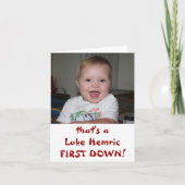 Luke FIRST DOWN! (Voorkant)