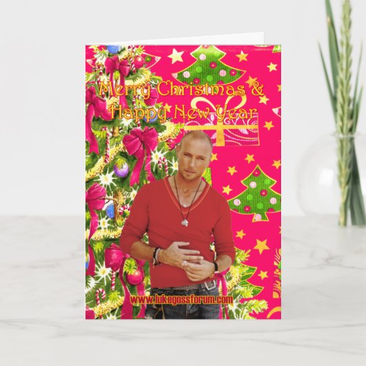 Luke Goss kerstkaart 2009 Feestdagen Kaart (Voorkant)