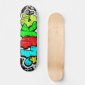 Luke Graffiti - Aangepast gepersonaliseerd wollig  Persoonlijk Skateboard (Voorkant)