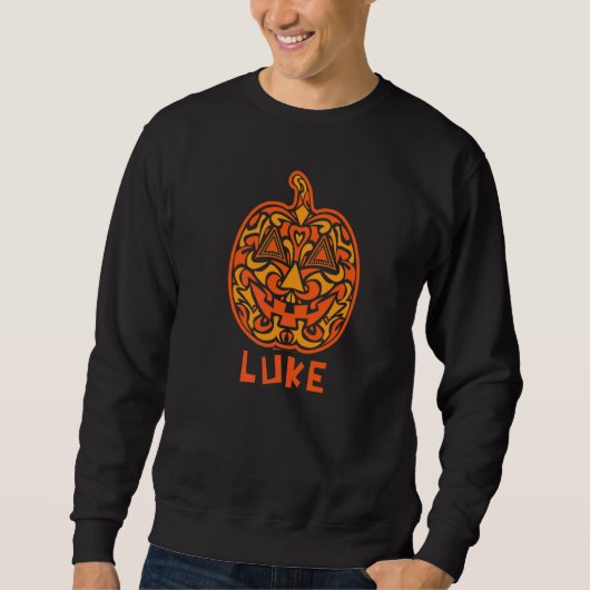 Luke Halloween Suiker Schedel Trui (Voorkant)