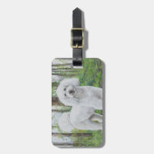 Luke het Bagagelabel van de Golden Doodle Dog (Voorkant verticaal)