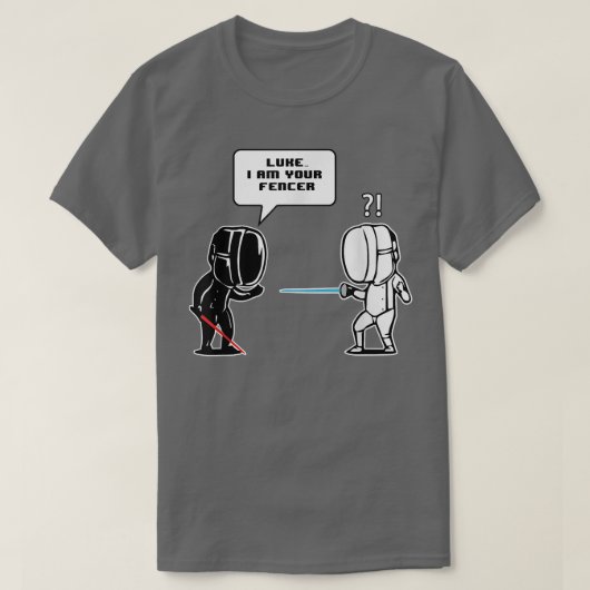Luke ik ben je Fencer Funny Fencing Gift T-shirt (Design voorkant)