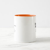 Luke, jongen gepersonaliseerde naam definitie tweekleurige koffiemok (Center)