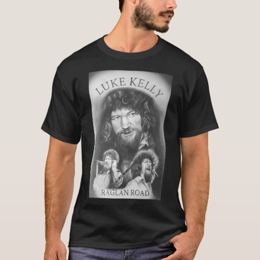 Luke Kelly T Shirt Design (Voorkant)