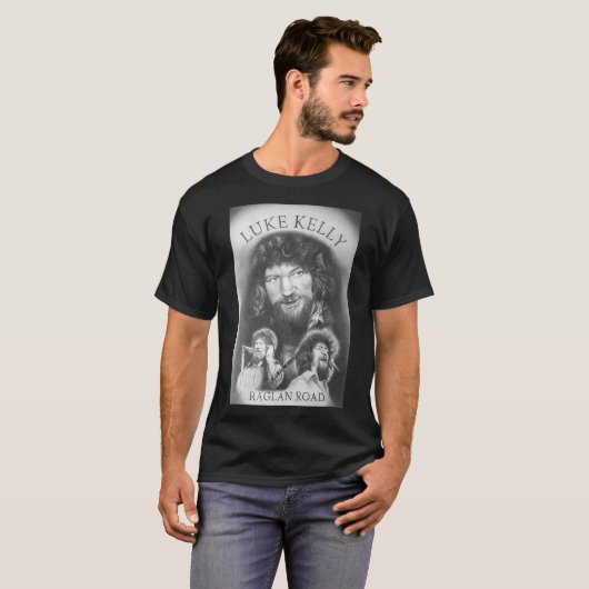 Luke Kelly T Shirt Design (Voorkant volledig)