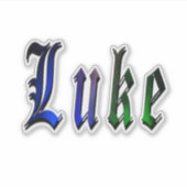 Luke Naam, Sticker (Voorkant)