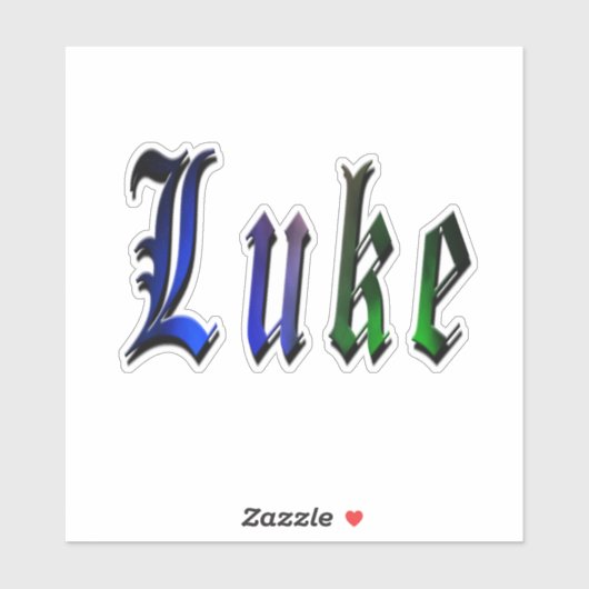 Luke Naam, Sticker (Vel)
