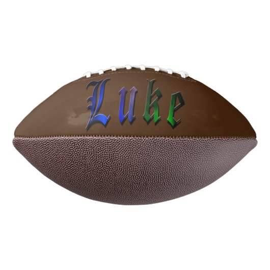 Luke Name Logo, American Football (Gedraaid 270)