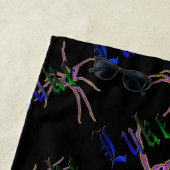 Luke namen met spinnen, strandlaken (In situ)