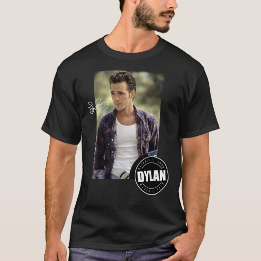 LUKE PERRY RIP TRIBUTE Essential T-Shirt (Voorkant)