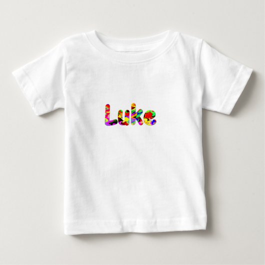 Luke Persoonlijk Ontwerp van T-shirt (Voorkant)