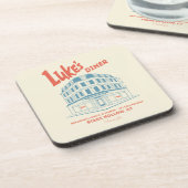 Luke’s Diner Stars Hollow Design Bier Onderzetter (Linkerzijde)