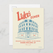 Luke’s Diner Stars Hollow Design Briefkaart (Voorkant / Achterkant)