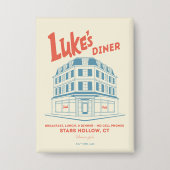 Luke’s Diner Stars Hollow Design Button (Voorkant)