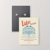 Luke’s Diner Stars Hollow Design Button (Voorkant / Achterkant)