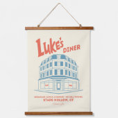 Luke’s Diner Stars Hollow Design Hangend Wandkleed (Voorkant)