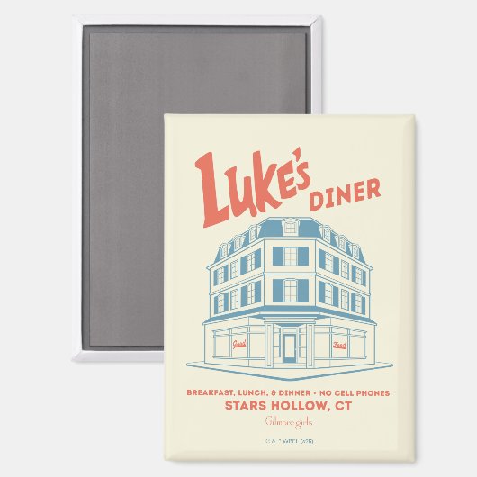 Luke’s Diner Stars Hollow Design Magneet (Voorkant / Achterkant)