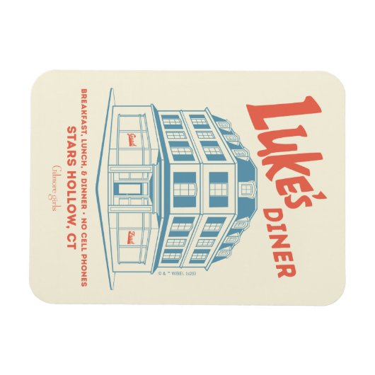 Luke’s Diner Stars Hollow Design Magneet (Horizontaal)