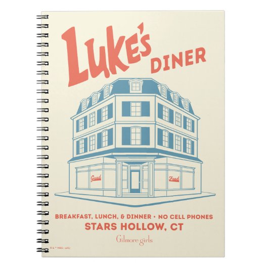 Luke’s Diner Stars Hollow Design Notitieboek (Voorkant)