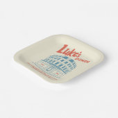 Luke’s Diner Stars Hollow Design Papieren Bordje (Gebogen)