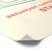 Luke’s Diner Stars Hollow Design Poster (Hoek)