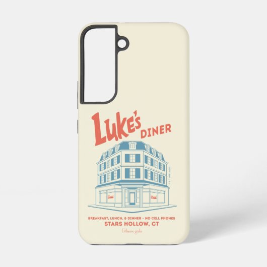 Luke’s Diner Stars Hollow Design Samsung Galaxy Hoesje (Achterkant)