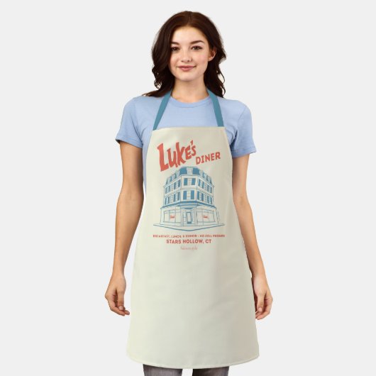 Luke’s Diner Stars Hollow Design Schort (Gedragen)