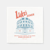 Luke’s Diner Stars Hollow Design Servet (Voorkant)