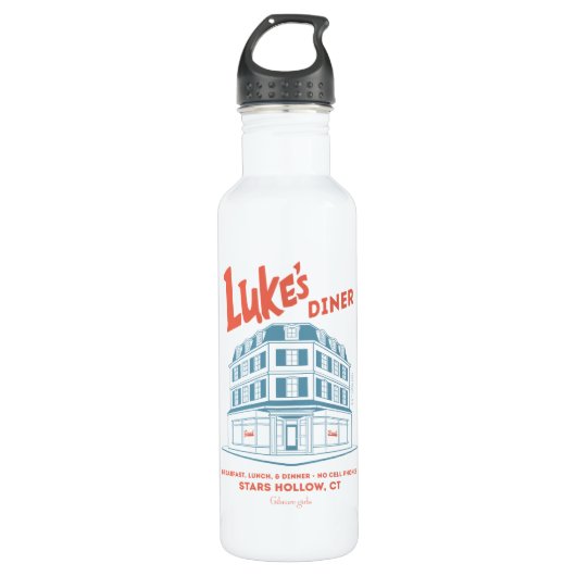 Luke’s Diner Stars Hollow Design Waterfles (Voorkant)