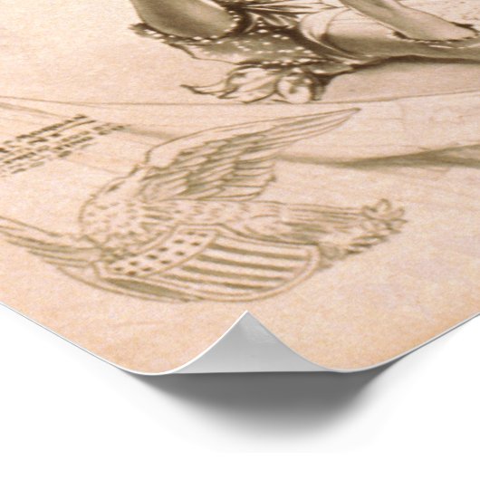 Luken Gymnist Aerialist Act VAUDEVILLE Poster (Hoek)