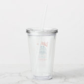 Luke's Diner Stars Hollow-ontwerp Acryl Drinkbeker (Achterkant)