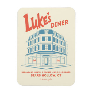 Luke's Diner Stars Hollow-ontwerp Magneet