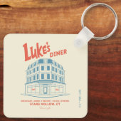 Luke's Diner Stars Hollow-ontwerp Sleutelhanger (Achterkant)