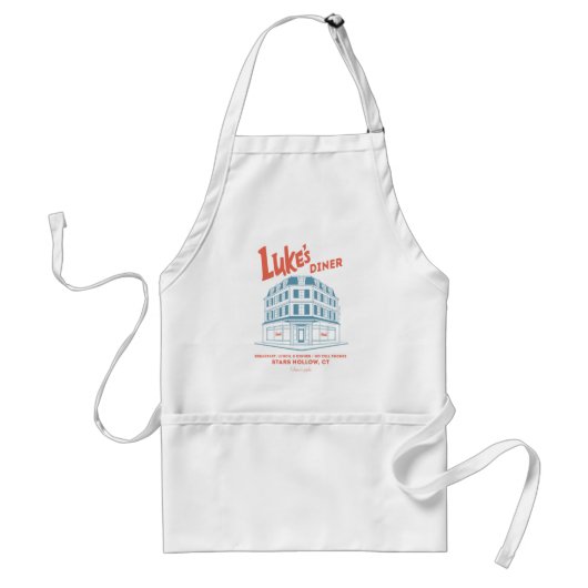 Luke's Diner Stars Hollow-ontwerp Standaard Schort (Voorkant)