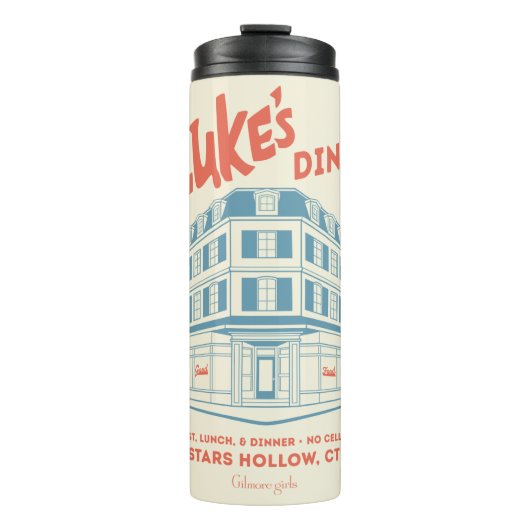 Luke's Diner Stars Hollow-ontwerp Thermosbeker (Voorkant)