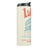 Luke's Diner Stars Hollow-ontwerp Thermosbeker (Gedraaid links)