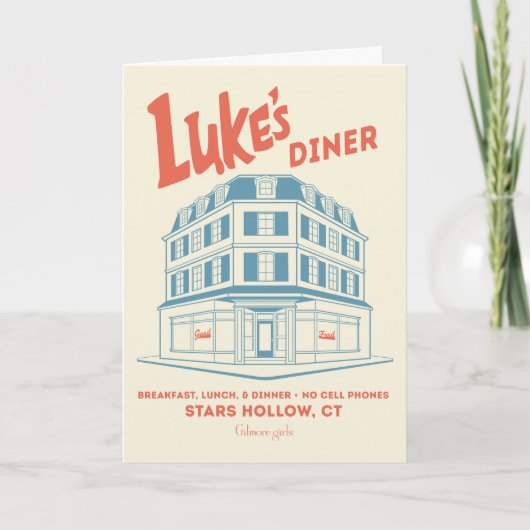 Luke's Diner Sterren Hollow Design Kaart (Voorkant)