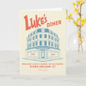Luke's Diner Sterren Hollow Design Kaart (Gele Bloem)