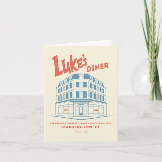 Luke's Diner Sterren Hollow Design Notitiekaartje (Voorkant)
