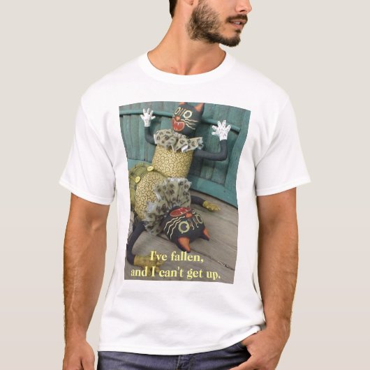 Luke's Fallen kan niet opstaan, ik ben gevallen, e T-shirt (Voorkant)