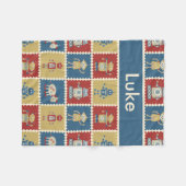 Luke's persoonlijke Robot Blanket Fleece Deken (Voorkant (Horizontaal))