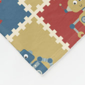Luke's persoonlijke Robot Blanket Fleece Deken (Hoek)