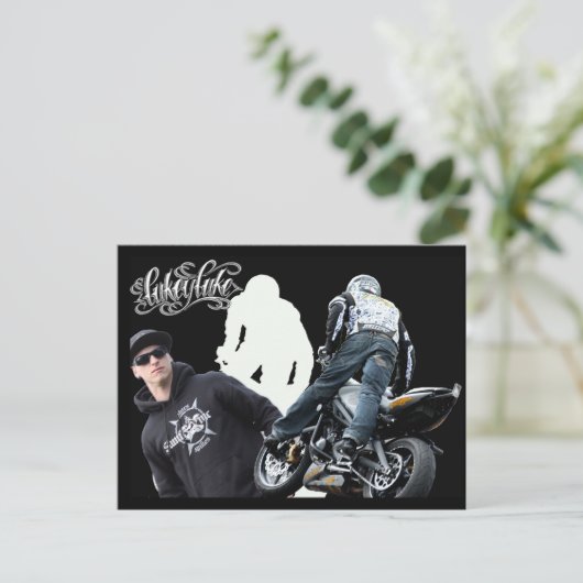 Lukey Luke Briefkaart (Staand voorkant)