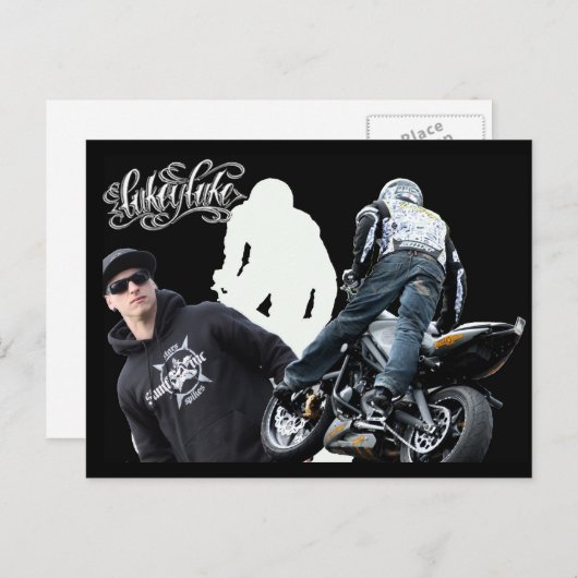 Lukey Luke Briefkaart (Voorkant / Achterkant)