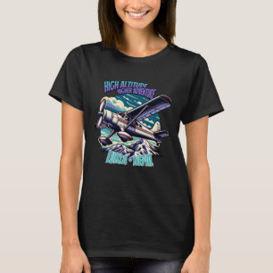 Lukla Nepal Luchthaven Hoge Hoogte Avontuur T-shirt