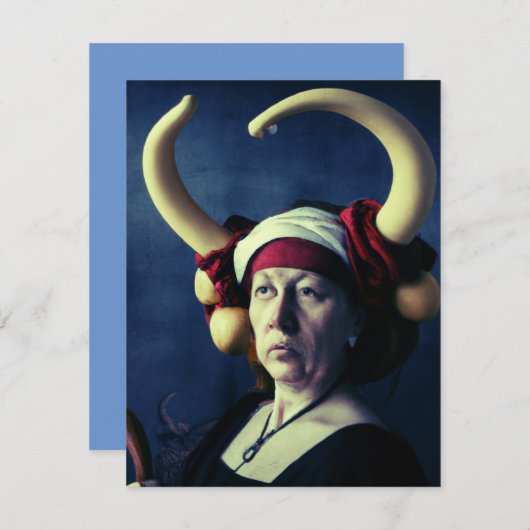 Lukrezia Notitiekaartje (Voorkant / Achterkant)