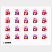 lul ronde sticker (Vel)
